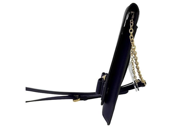 Salvatore Ferragamo Custodia per Telefono con Nastro Borsa a Tracolla Viola Porpora - vista 2