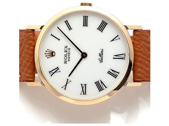 Rolex Cellini Selini Men's Coin Watch White Dial Medium Original Buckle Manual - view 14