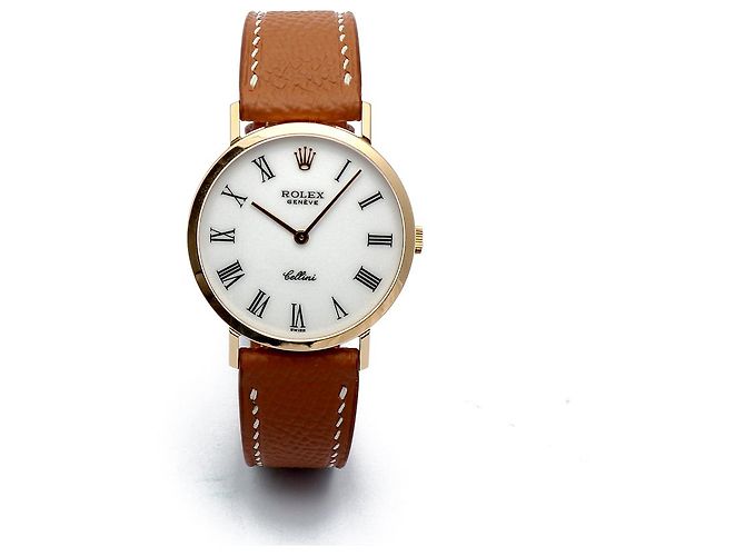 Rolex Cellini Selini Men's Coin Watch White Dial Medium Original Buckle Manual - view 17