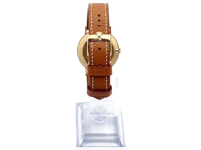 Rolex Cellini Selini Men's Coin Watch White Dial Medium Original Buckle Manual - view 6