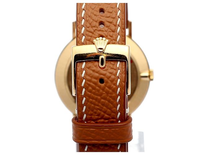 Rolex Cellini Selini Men's Coin Watch White Dial Medium Original Buckle Manual - view 7