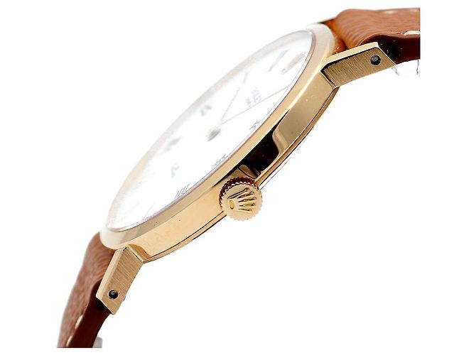 Rolex Cellini Selini Men's Coin Watch White Dial Medium Original Buckle Manual - view 9