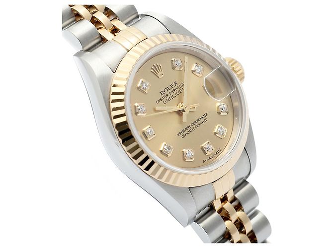 Rolex Reloj combinado Datejust After Diamond para mujer Amarillo - vista 11