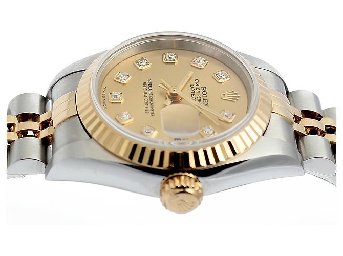 Rolex Reloj combinado Datejust After Diamond para mujer Amarillo - vista 12