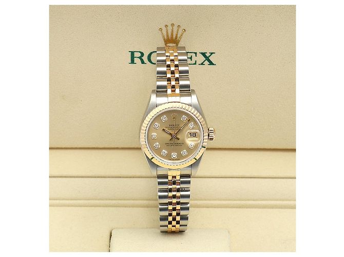 Rolex Reloj combinado Datejust After Diamond para mujer Amarillo - vista 2