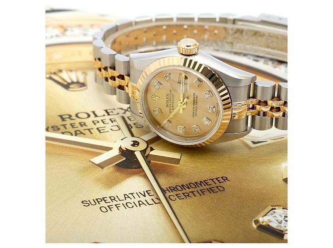 Rolex Reloj combinado Datejust After Diamond para mujer Amarillo - vista 24