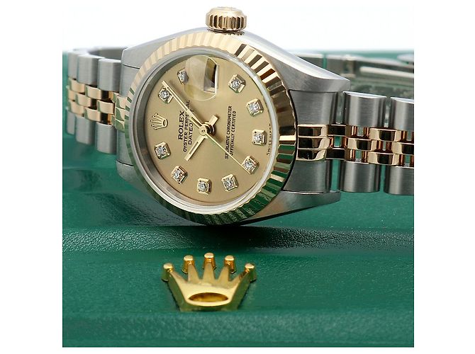 Rolex Reloj combinado Datejust After Diamond para mujer Amarillo - vista 25