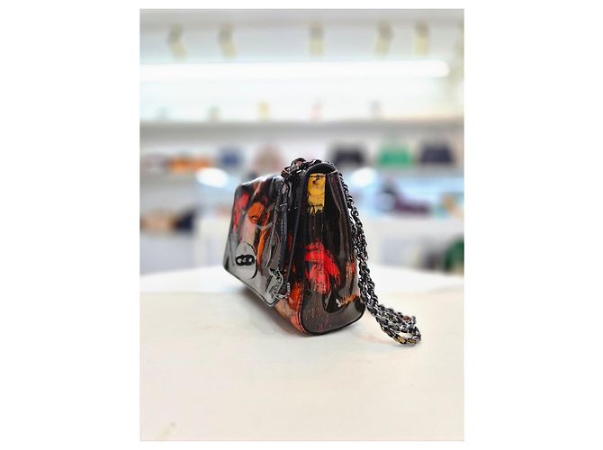 Mulberry Borsa a tracolla e crossbody in vernice con motivo floreale scuro Multicolore - vista 11