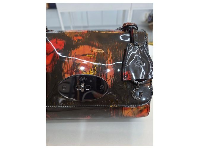 Mulberry Borsa a tracolla e crossbody in vernice con motivo floreale scuro Multicolore - vista 17