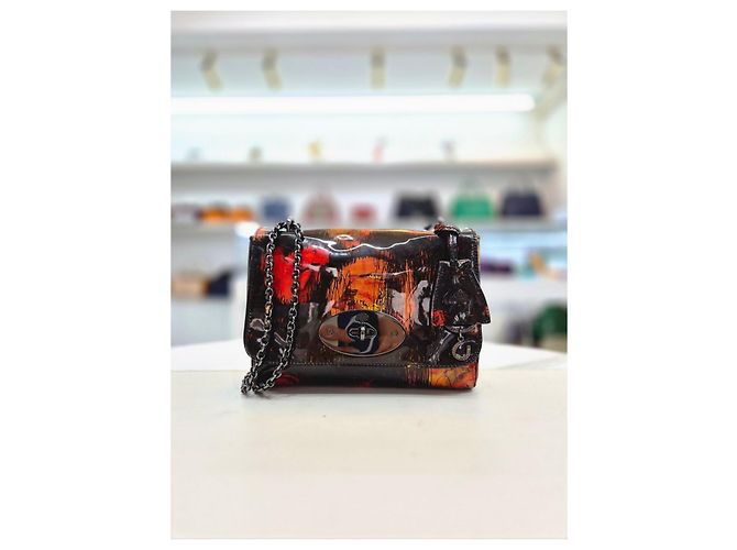 Mulberry Borsa a tracolla e crossbody in vernice con motivo floreale scuro Multicolore - vista 2