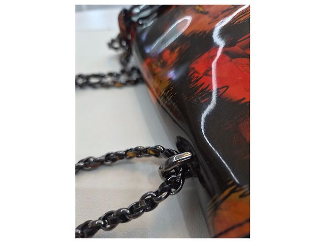 Mulberry Borsa a tracolla e crossbody in vernice con motivo floreale scuro Multicolore - vista 21