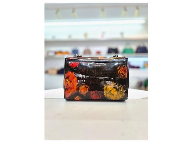 Mulberry Borsa a tracolla e crossbody in vernice con motivo floreale scuro Multicolore - vista 6