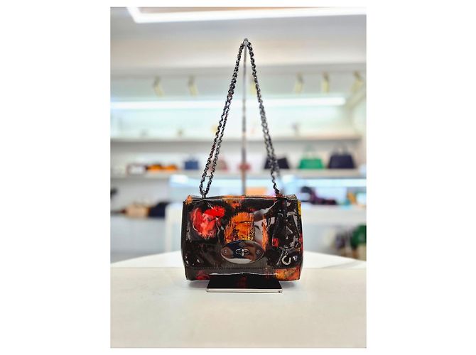 Mulberry Borsa a tracolla e crossbody in vernice con motivo floreale scuro Multicolore - vista 9