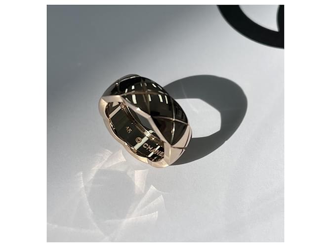 Chanel Coco Crush Ring Small Beige Gold Braun - Ansicht 5