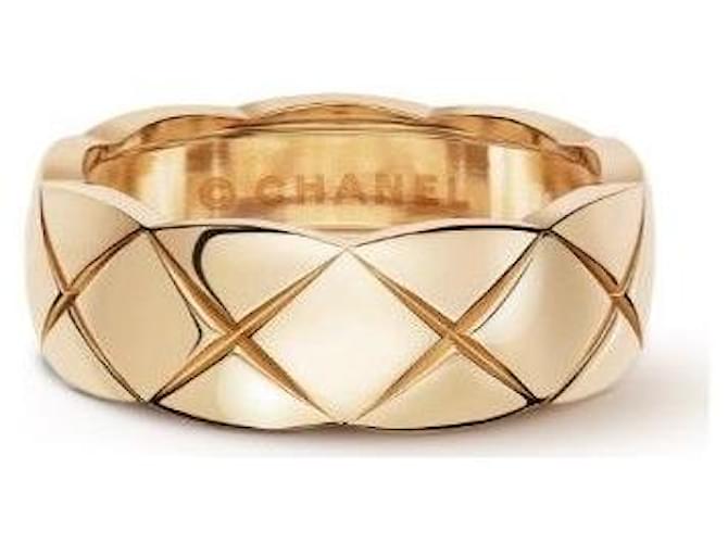 Chanel Coco Crush Ring Small Beige Gold Braun - Ansicht 7