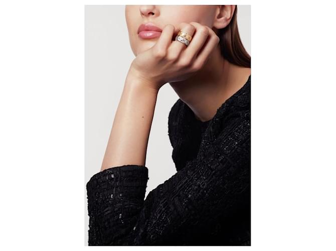 Chanel Coco Crush Ring Small Beige Gold Braun - Ansicht 8
