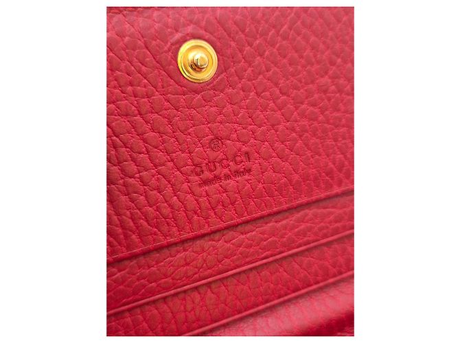 Gucci Tarjetero GG Marmont Rojo Roja - vista 13