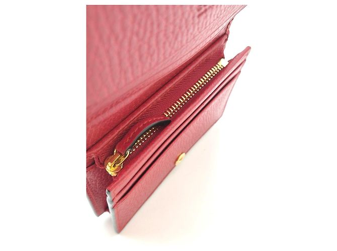Gucci Tarjetero GG Marmont Rojo Roja - vista 14