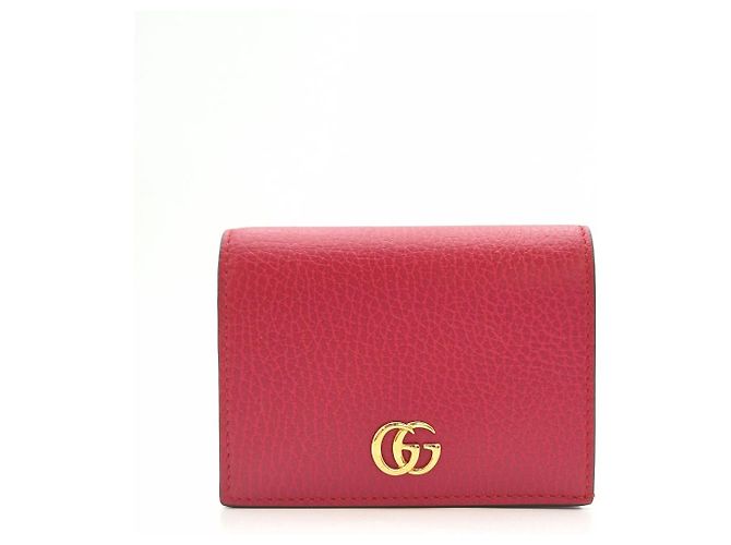 Gucci Tarjetero GG Marmont Rojo Roja - vista 4