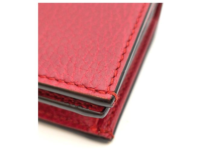 Gucci Tarjetero GG Marmont Rojo Roja - vista 9