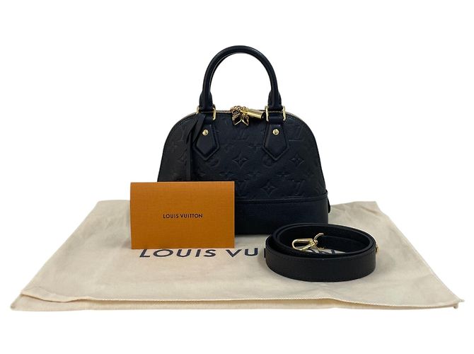 Louis Vuitton Borsa Tote Monogram Empreinte Neo Alma BB Borsa a Spalla Nero - vista 8