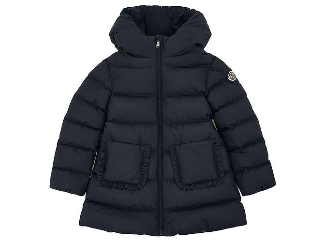 Moncler Giacca imbottita con cappuccio Baby Molan Nero - vista 9