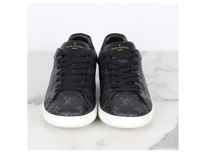 Louis Vuitton Sneakers Luxembourg Monogram Black Nero - vista 3