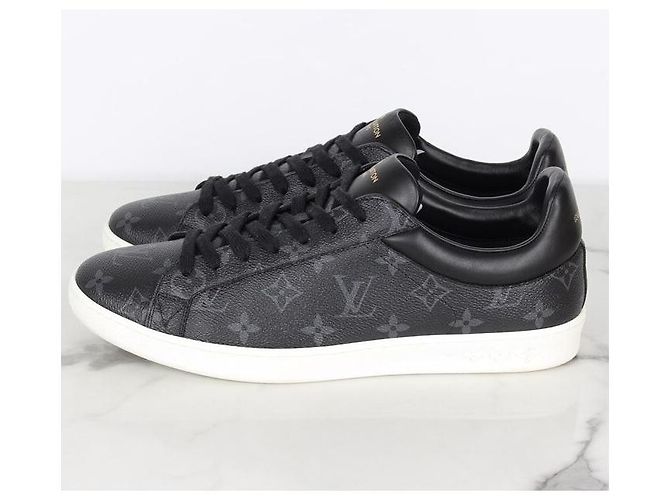 Louis Vuitton Sneakers Luxembourg Monogram Black Nero - vista 5