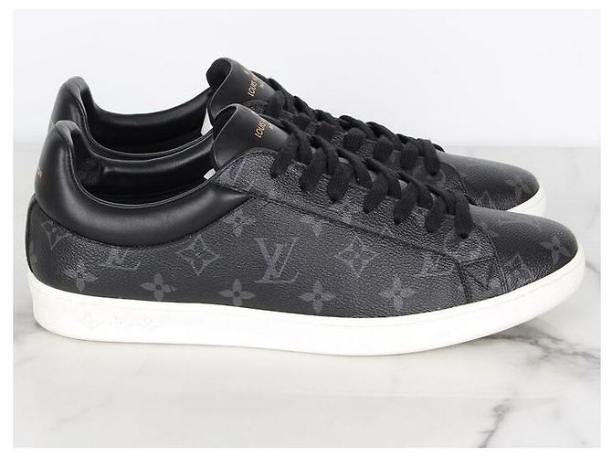 Louis Vuitton Sneakers Luxembourg Monogram Black Nero - vista 6