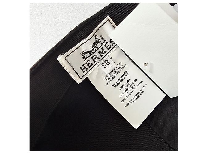 Hermès Boné Âncora Preto - vista 13