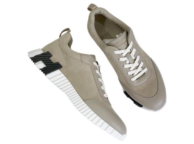 Hermès Bouncing Sneakers Scarpe sportive da uomo Beige Marrone - vista 10