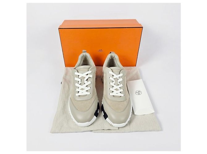 Hermès Bouncing Sneakers Scarpe sportive da uomo Beige Marrone - vista 14