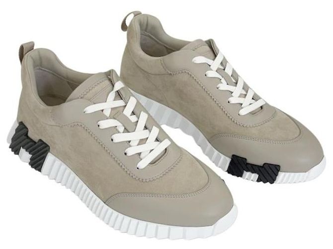 Hermès Bouncing Sneakers Scarpe sportive da uomo Beige Marrone - vista 8
