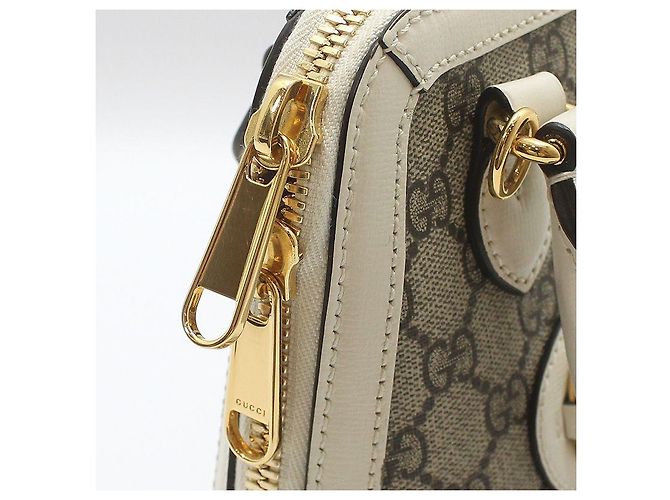 Gucci Mini borsa a mano con tracolla Horsbit Marrone - vista 10