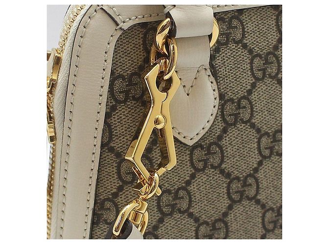 Gucci Mini borsa a mano con tracolla Horsbit Marrone - vista 11