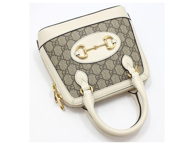 Gucci Mini borsa a mano con tracolla Horsbit Marrone - vista 3