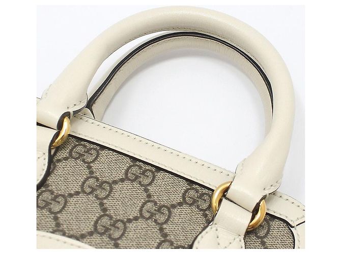 Gucci Mini borsa a mano con tracolla Horsbit Marrone - vista 7