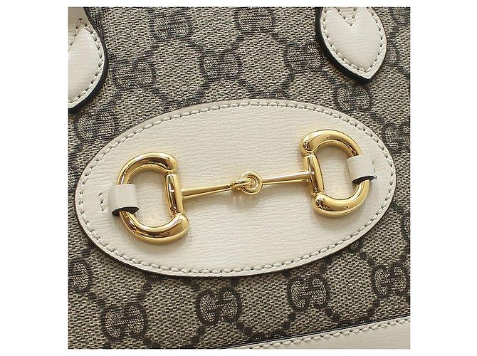 Gucci Mini borsa a mano con tracolla Horsbit Marrone - vista 9