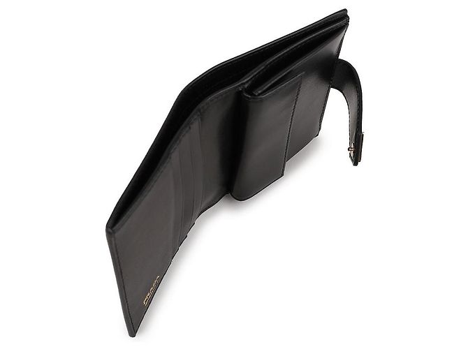 Prada Saffiano Leder Geldbörse Schwarz - Ansicht 8