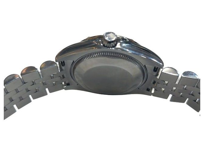 Rolex Relógio Datejust para mulher com mostrador Chocolate e bezel Oyster com Diamantes Marrom - vista 7