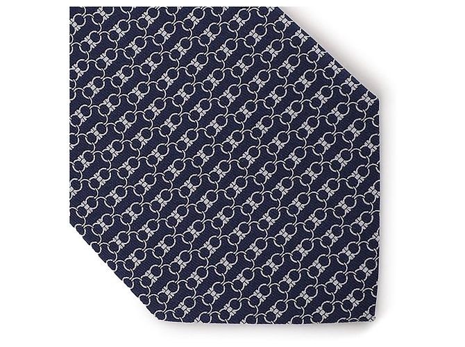 Salvatore Ferragamo Gancini Print Silk Tie - view 8