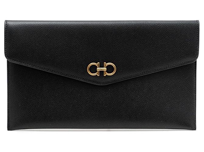 Salvatore Ferragamo Clutch Gancini - vista 3