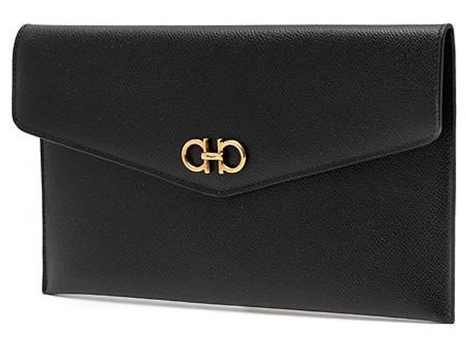 Salvatore Ferragamo Clutch Gancini - vista 4