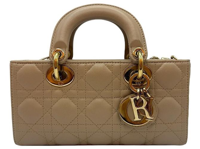 Dior Lady Di Joy Bag Trench Canage Lammleder Small Braun - Ansicht 2