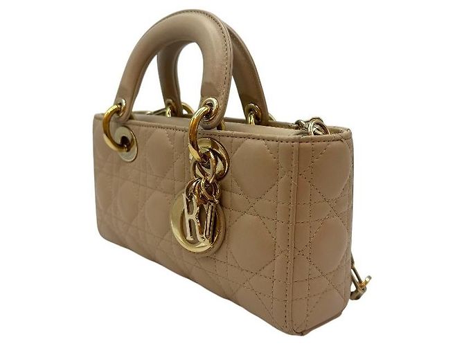 Dior Lady Di Joy Bag Trench Canage Lammleder Small Braun - Ansicht 3