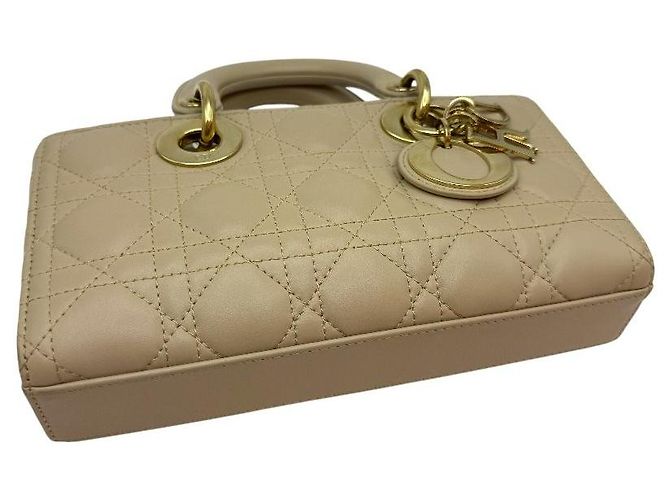 Dior Lady Di Joy Bag Trench Canage Lammleder Small Braun - Ansicht 5