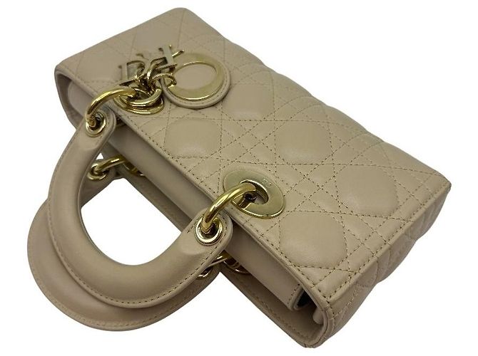 Dior Lady Di Joy Bag Trench Canage Lammleder Small Braun - Ansicht 6