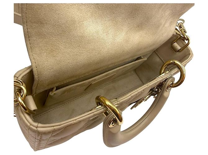 Dior Lady Di Joy Bag Trench Canage Lammleder Small Braun - Ansicht 7