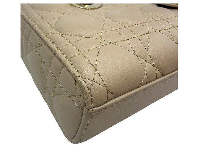 Dior Lady Di Joy Bag Trench Canage Lammleder Small Braun - Ansicht 8