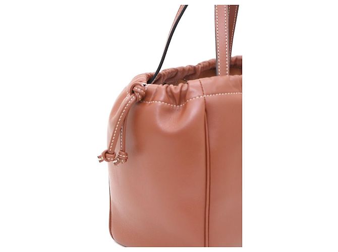 Céline Triomphe Small Drawstring Tote Bag Schultertasche Braun - Ansicht 5